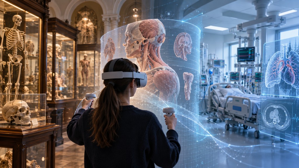 From Anatomy Museum to Critical Care: Exploring Medicine Through VR and Digital Models