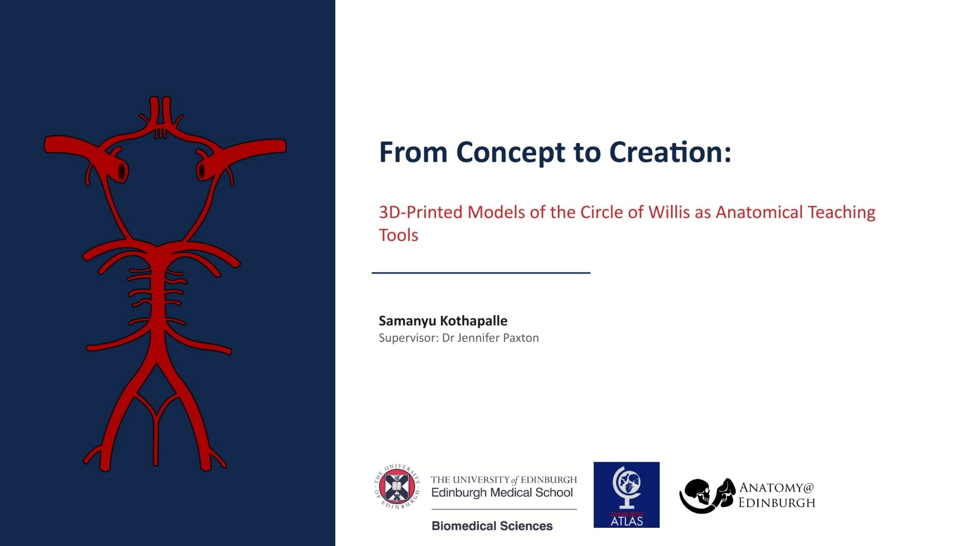 Slide 1: From Concept to Creation:. A full description follows.