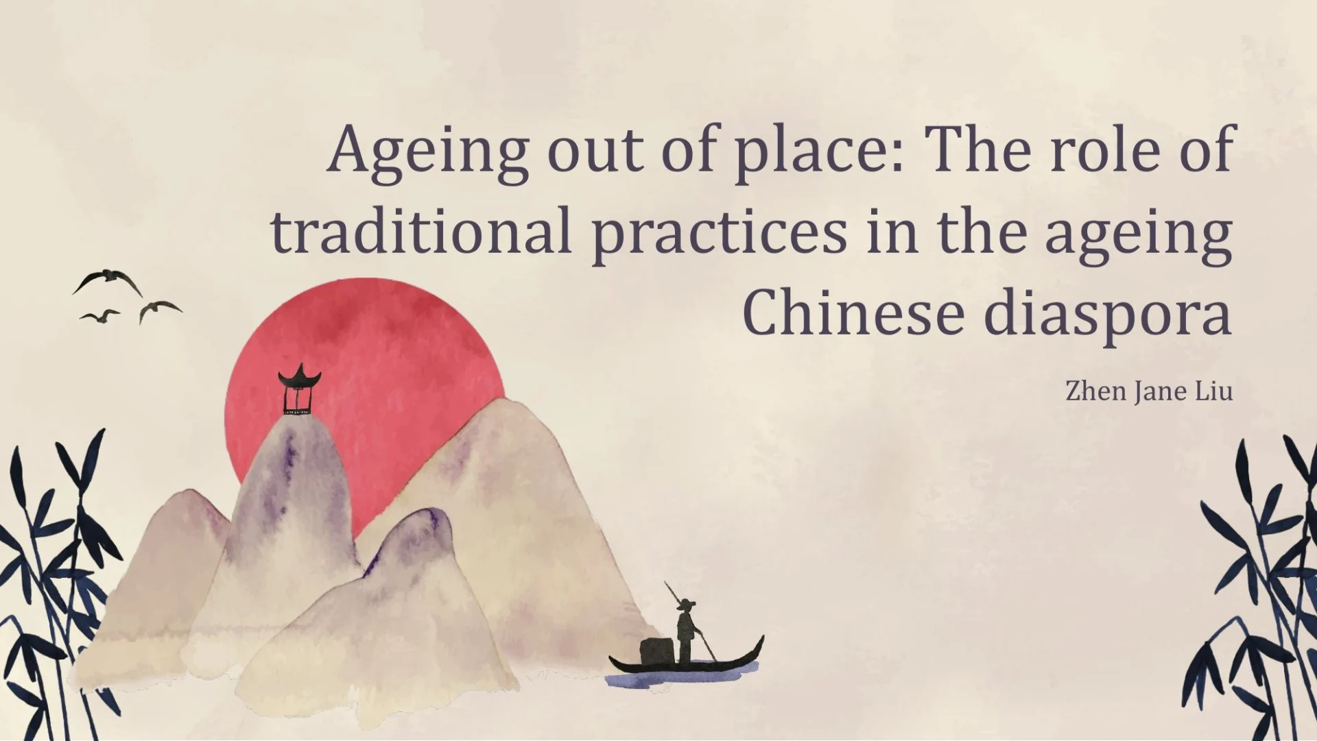 Slide 1: Ageing out of place:. A full description follows.