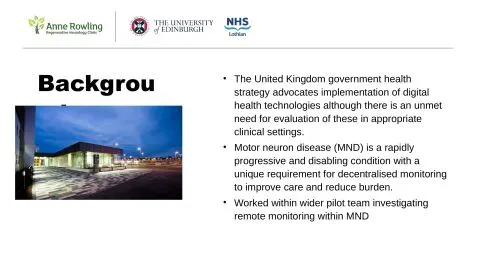 Representative slide from Digital Remote Monitoring of Motor Neuron Disease
