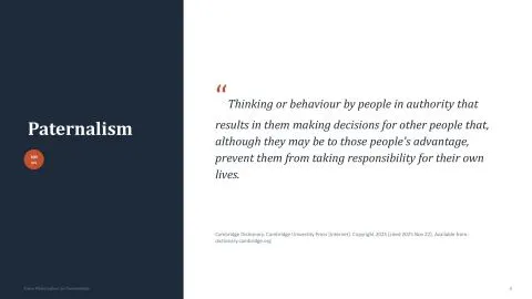 Representative slide from From Paternalism to Partnership: The 300-Year Journey in Letting Patients Finish a Sentence